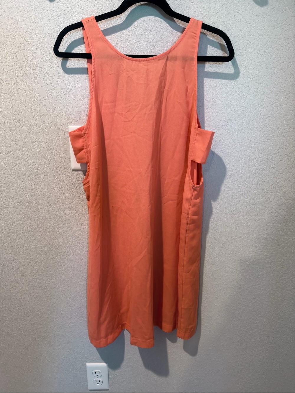 Abercrombie & Fitch Coral Sleeveless Mini Dress